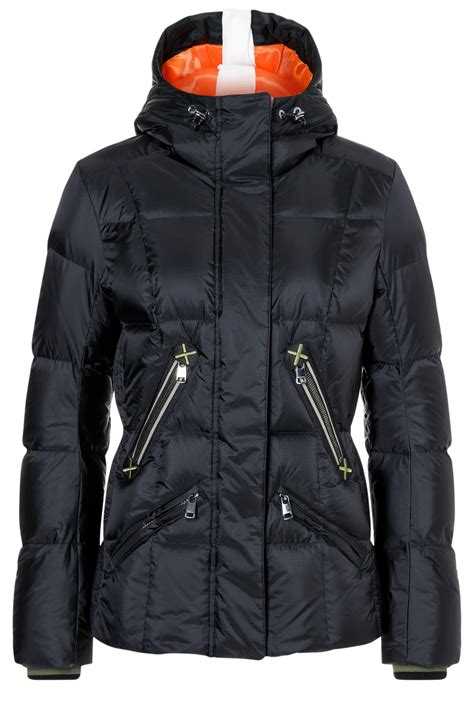 bogner damen jacke schwarz